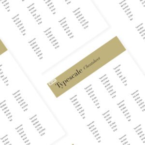 Typescale cheat sheet digital download