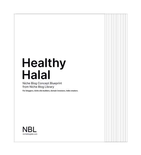 Thumbnail image of cover of e-book product - Healthy Halal Concept Blueprint