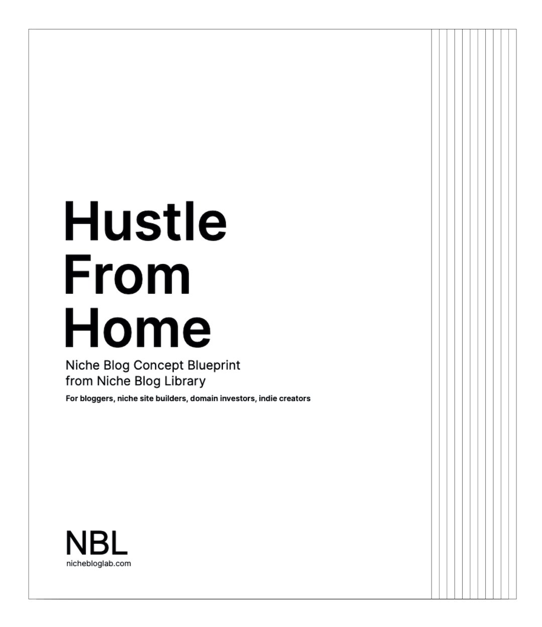 Hustle From Home – Niche Blog Concept Blueprint