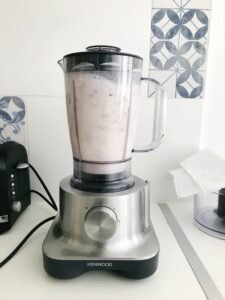 How to make almond milk.